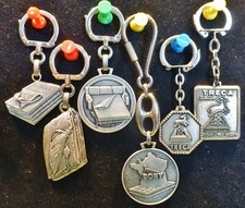 Lot PORTE CLÉS LITERIE Matelas BONY TRECA JIDÉ PRESTOLIT BOURBON AUGIS DIV. 1960