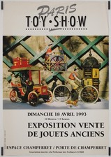 Paris toy show 1993 Affiche