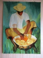 Tapisserie murale TOFFOLI - LE MARCHAND DE FRUITS (Atelier Robert Four-Aubusson)