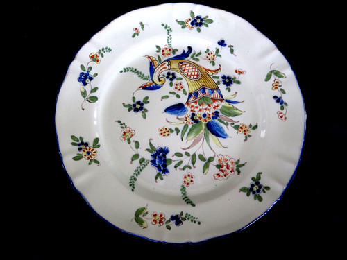 Plat ancien faïence - plat, !