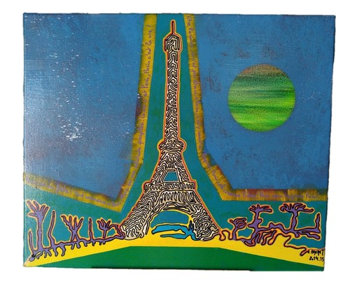 Tableau tour eiffel iron - tableau,