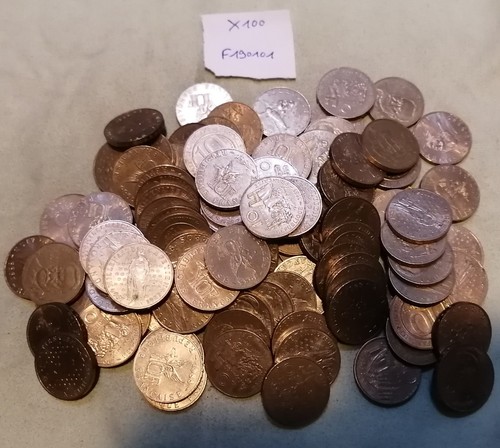 Lot monnaies françaises 100