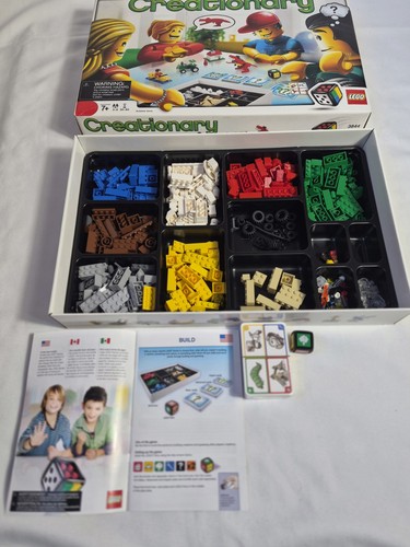Lego creationary board game - board,
