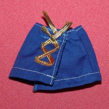 Jupe bleue pour poupée barbie - jupe,