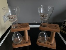 Lot de 2 superbes verres à