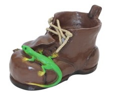 Figure de Plantation Chaussure Rustique Bac à Plantes Plastique Pour H 22 CM