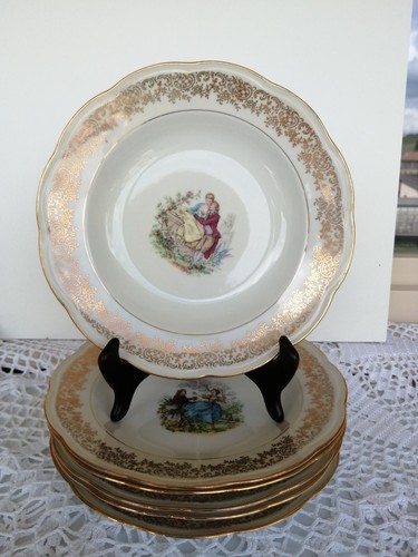 Anciennes assiettes creuses - 6,