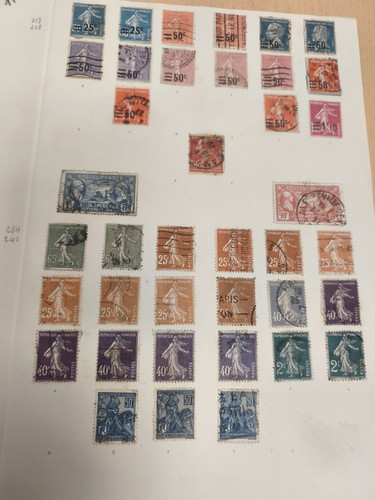 Lot timbres france oblitérés - france,