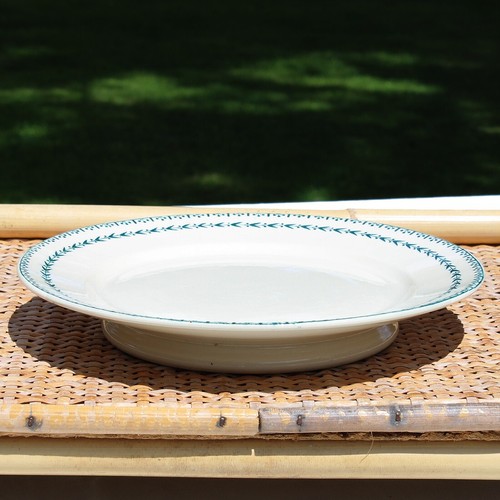 Ancienne assiette montée - , à