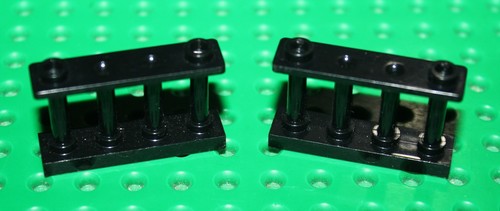 Barrières lego black fence - barrières,