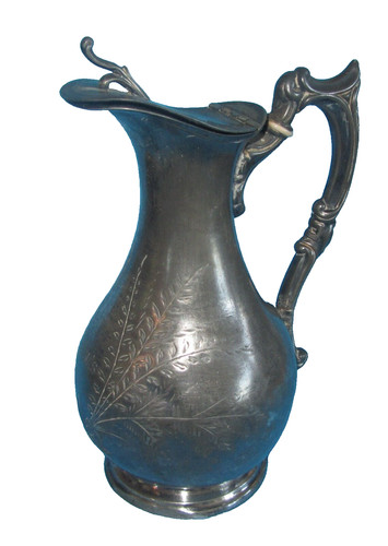 Aiguière métal argenté