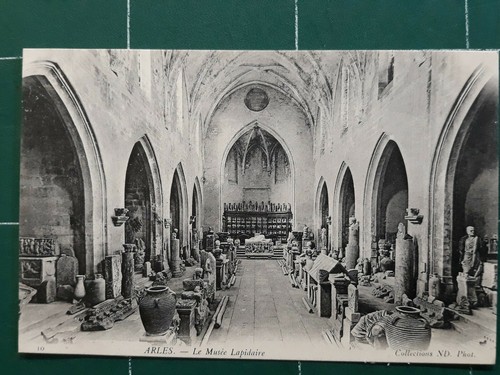 Cpa arles musee lapidaire - arles-le,