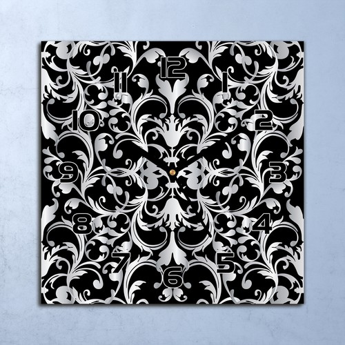Horloge murale design verre - murale,