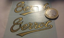 decals decalcomanie pour cadre reservoir moto terrot couleur or taille réel d