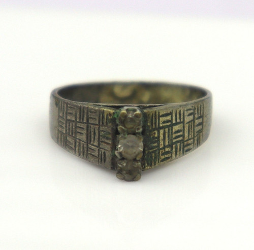 Bague vintage homme argent - homme,