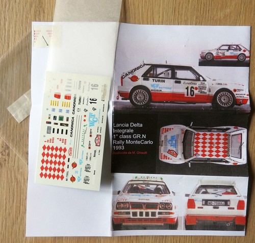 Decal lancia delta - decal,