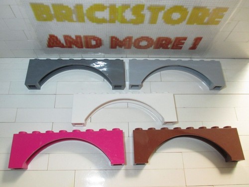 Lego arch pont 1x8x2 - -, raised
