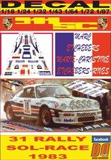 DECAL PORSCHE 911 SC ROTHMANS