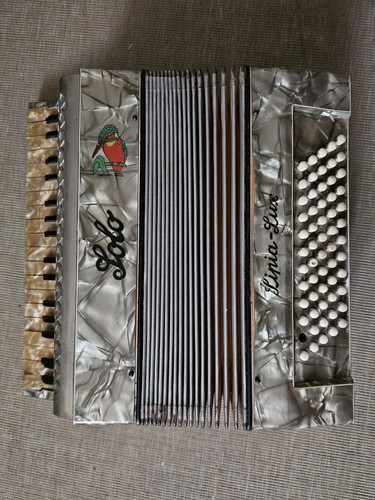 Accordeon touches piano solo - ,