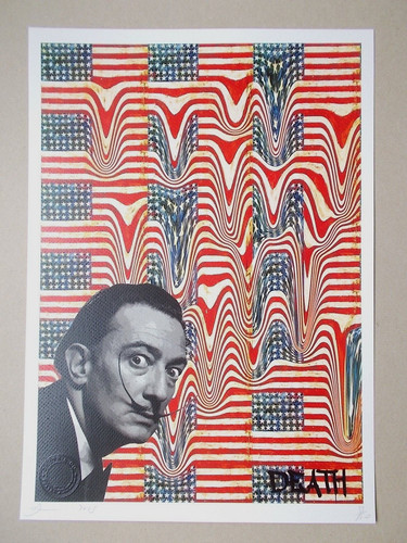 Death nyc original art - original, print