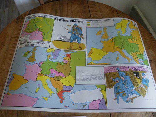 Carte affiche scolaire - carte,