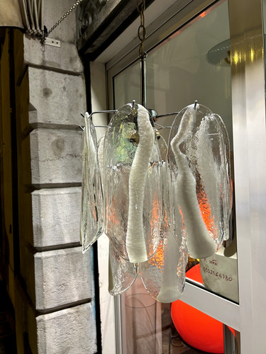 Large glass chandelier - large,