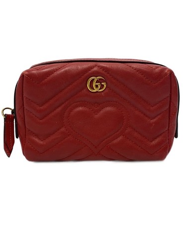 Sac cosmétique pochette cœur