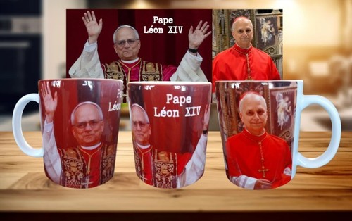 Mug pape léon xiv - pape,