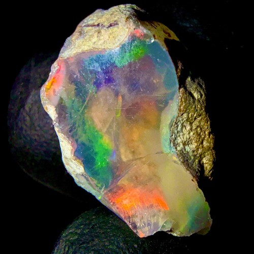 Feu opal naturel brut - opal,,