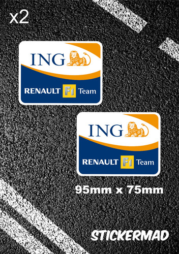 Renault team ing sponsor - renault, f1