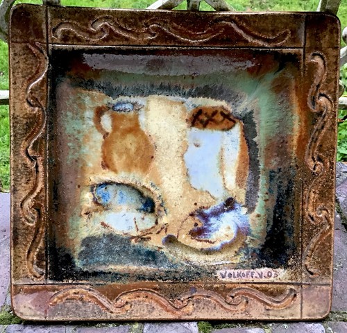 Tableau plat céramique