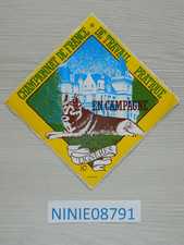 Autocollant chien championnat - autocollant,