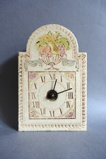 Roger Capron (1922- 2006) horloge en grès émaillé décor à la corbeille de fruits