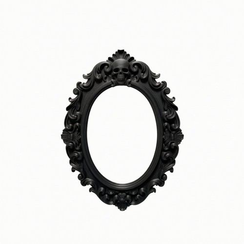Cadre ovale gothique - cadre,