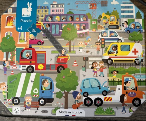 Janod puzzle pièces - 36, city