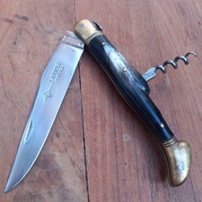 Joli Couteau Régional LAGUIOLE EXTRA G.DAVID 2 Pieces Manche en Corne 