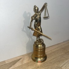 Statue En Laiton Allégorie De La Justice Déesse Thémis Décoration Bureau