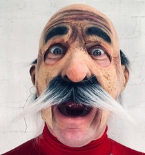 Drôle vieil homme masque - homme,