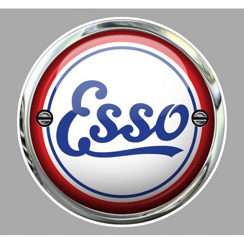 Esso sticker vinyle laminé - esso, (