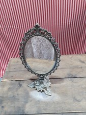 Ancien Miroir de coiffeuse sur