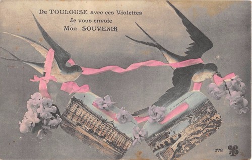 Cpa toulouse avec - de, ces