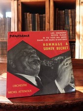 Vinyle 45 tours ancien hommage à Sidney Bechet jazz vintage collection rétro