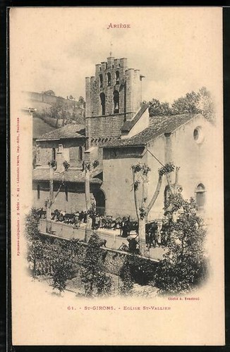 Cpa girons ariège - cpa, eglise