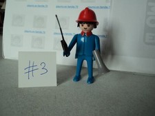 PLAYMOBIL vintage city life pompier équipé #3 / 3234 3236 3366 3403 3491 3525