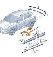 VW TIGUAN AD Garniture de