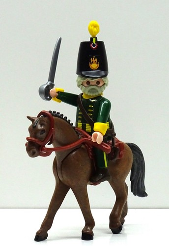 Garde chevalier vert hussard - garde,