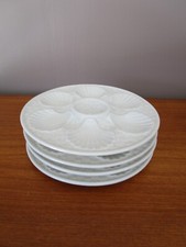 4 Assiettes à huitres /