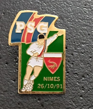 Pin’s Sport Football Match PSG Paris St Germain-Nîmes 26/10/91 (1129)