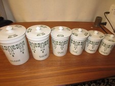 SERIE de 6 POTS de Cuisine