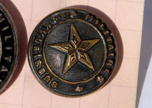 Officer uniform button - button,